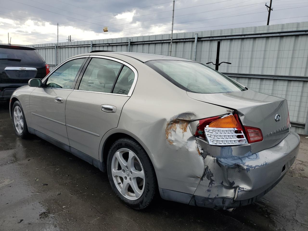 2003 Infiniti G VIN JNKCV51E53M306676 Copart auction photo, rear end damage thumbnail 2