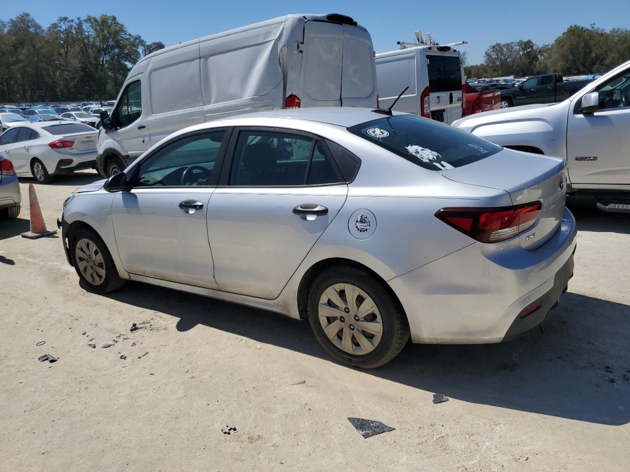 2018 KIA Rio VIN 3KPA24AB3JE078707 Copart auction photo, front end damage thumbnail 2