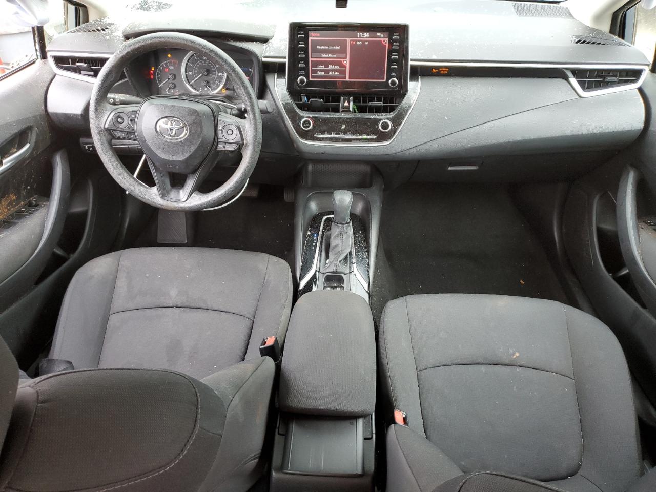 2020 Toyota Corolla VIN 5YFEPRAE4LP140076 Copart auction photo, rollover / mechanical damage thumbnail 8