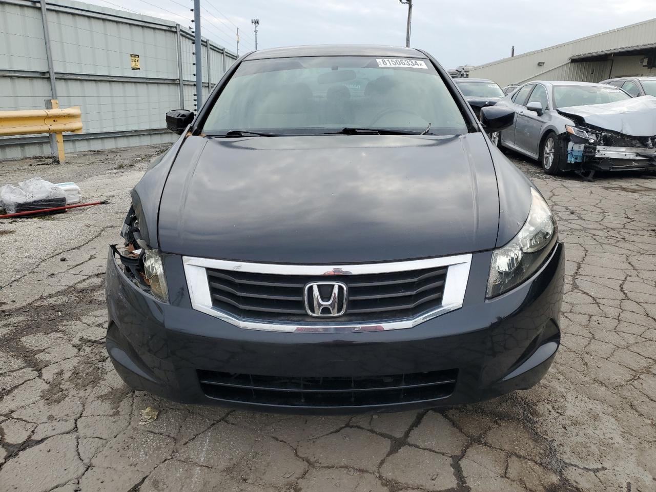 2010 Honda Accord VIN 1HGCP2F37AA109123 Copart auction photo, front end / all over damage thumbnail 5