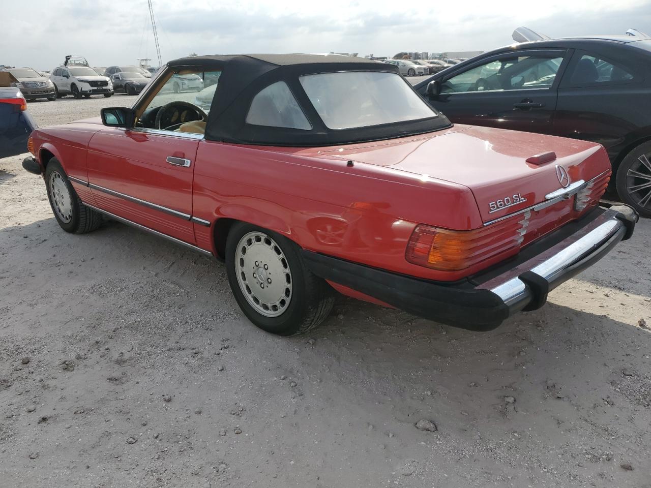 1988 Mercedes-Benz SL-klasse VIN WDBBA48D5JA080412 Copart auction photo, water/flood damage thumbnail 2