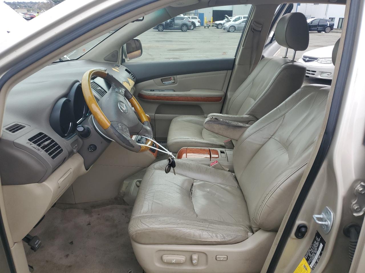 2008 Lexus RX VIN JTJHK31U982048092 Copart auction photo, front end damage thumbnail 7