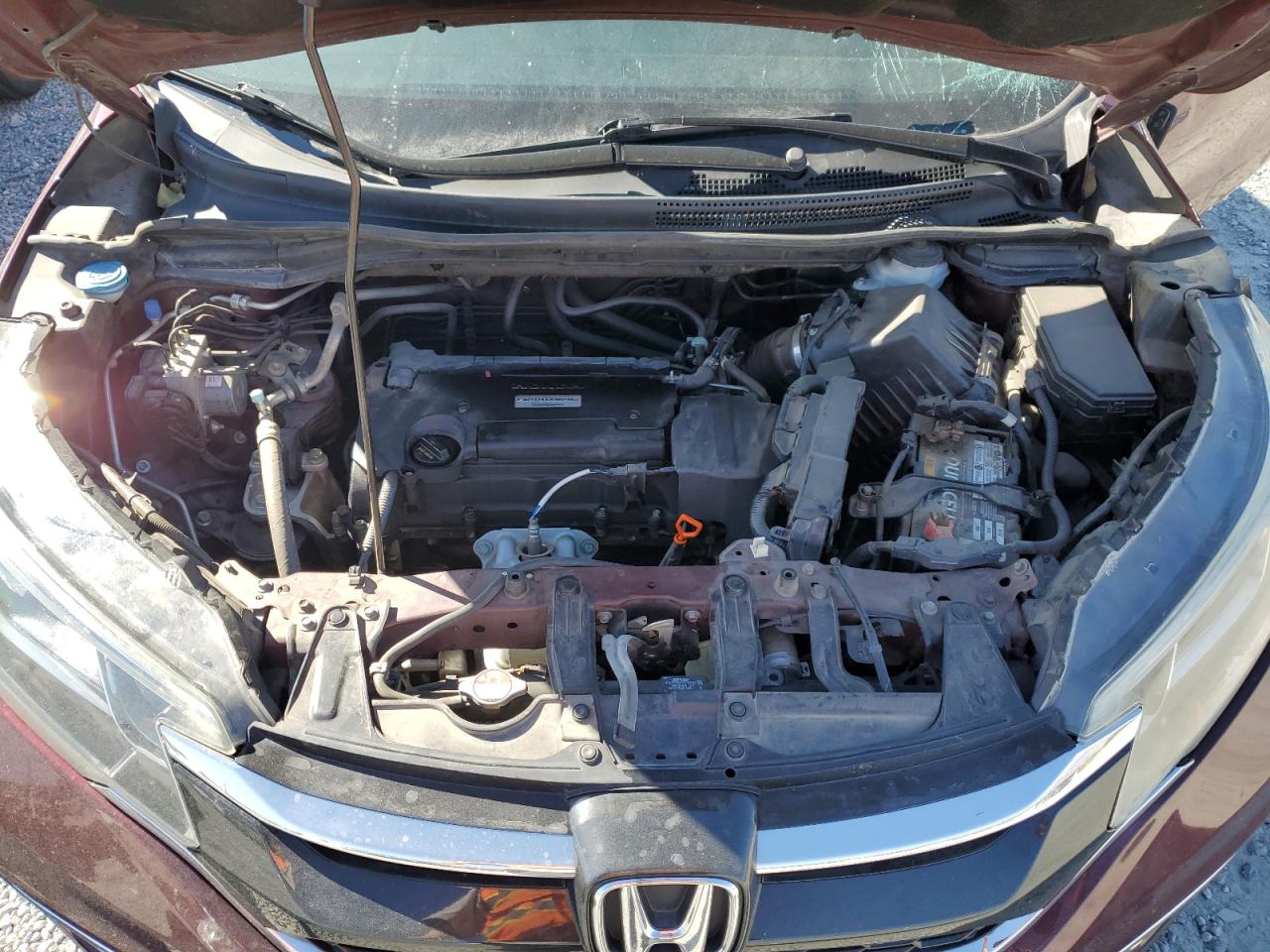 2016 Honda CR-V VIN 2HKRM3H50GH534108 Copart auction photo, front end / side damage thumbnail 12