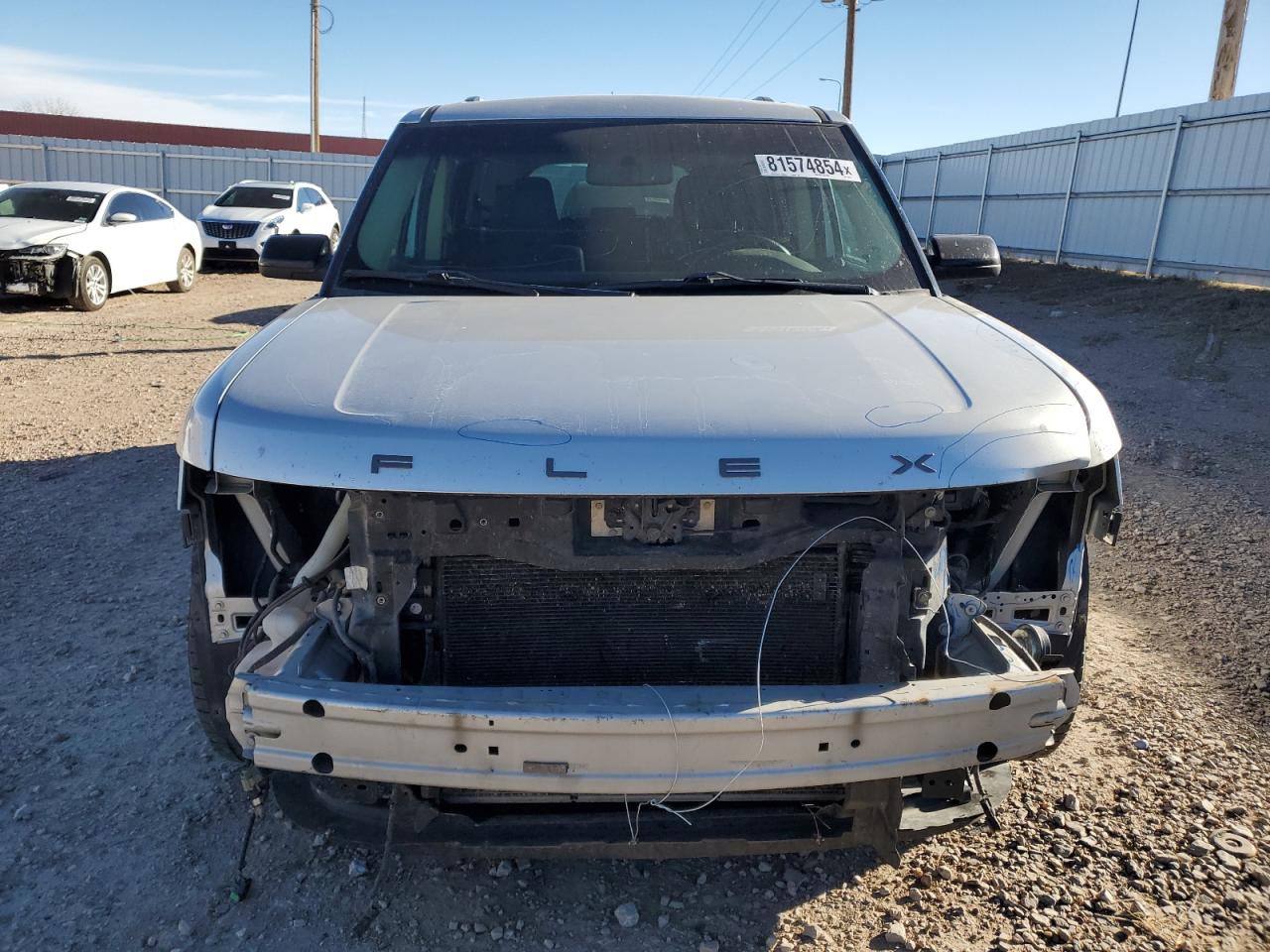 2015 Ford Flex VIN 2FMHK6C83FBA10171 Copart auction photo, front end damage thumbnail 5