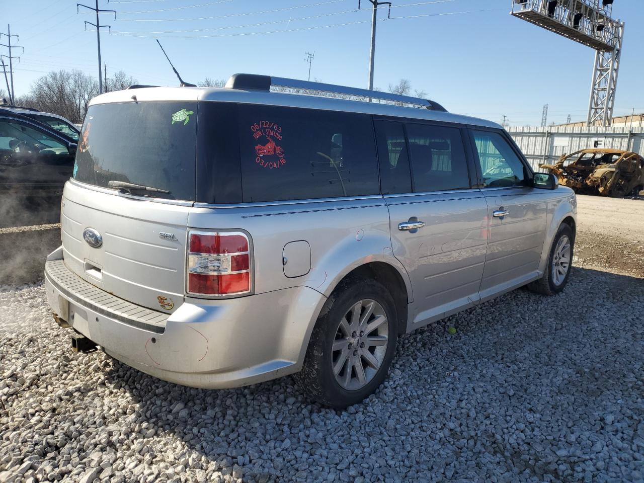 2011 Ford Flex VIN 2FMGK5CCXBBD01108 Copart auction photo, rear end damage thumbnail 3
