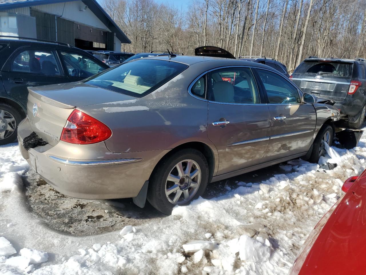 2007 Buick LaCrosse VIN 2G4WD582071220346 Copart auction photo, front end / side damage thumbnail 3