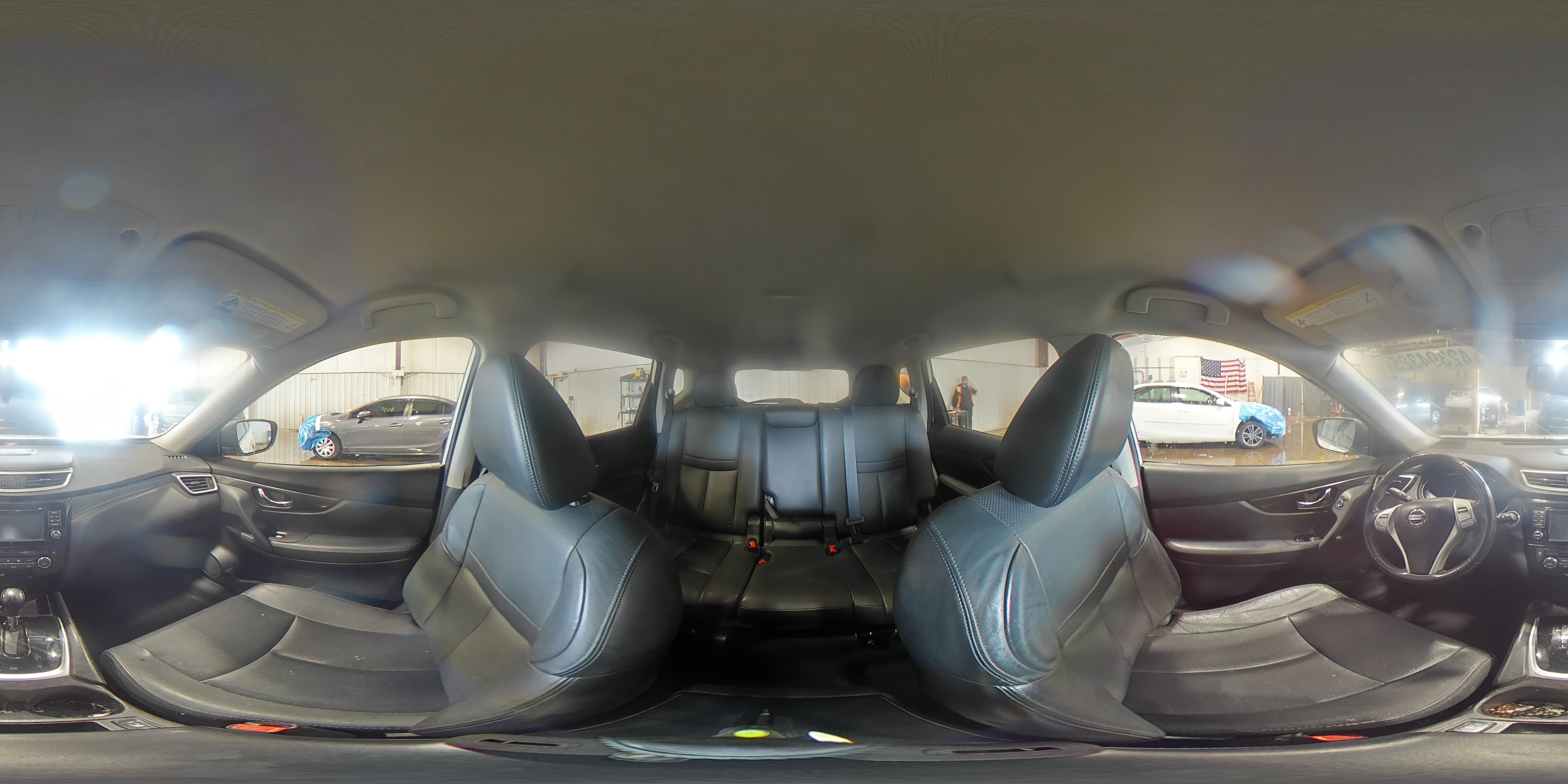 2014 Nissan Rogue VIN 5N1AT2MV3EC772426 Copart auction photo, front end / side damage thumbnail 15