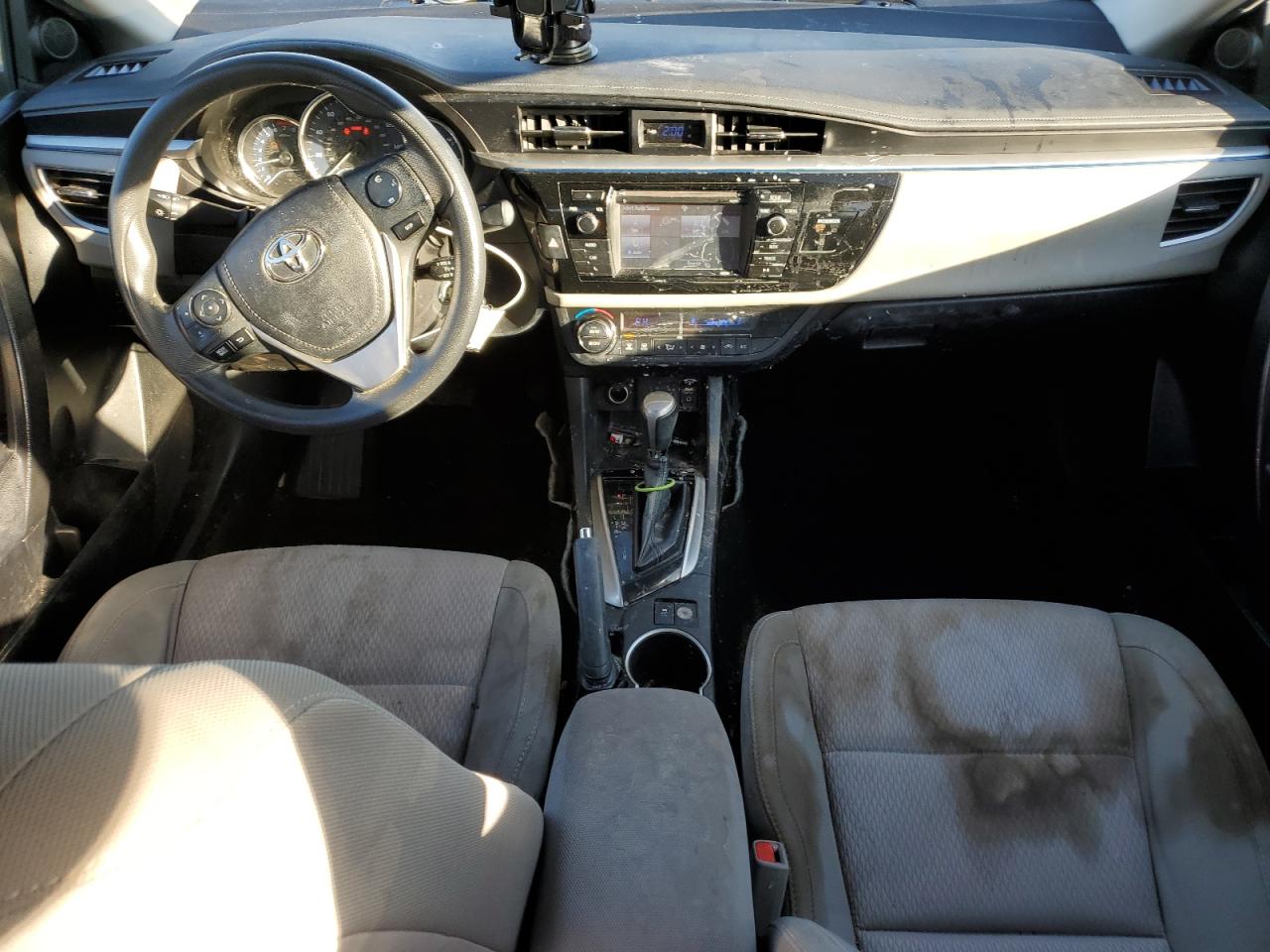 2015 Toyota Corolla VIN 5YFBURHE3FP281873 Copart auction photo, front end / undercarriage damage thumbnail 8