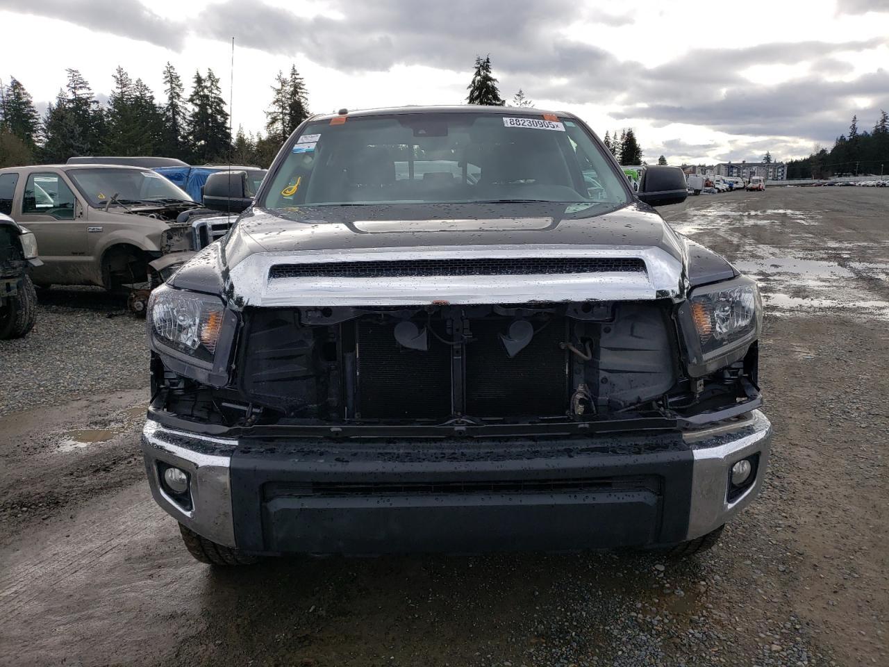 2019 Toyota Tundra VIN 5TFCY5F15KX024369 Copart auction photo, front end damage thumbnail 5