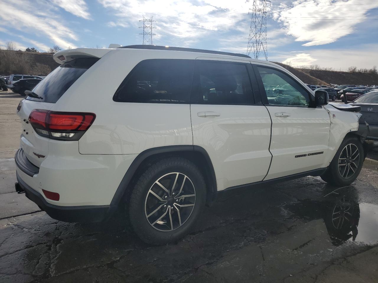 2019 Jeep Grand Cherokee VIN 1C4RJFLG6KC577066 Copart auction photo, front end / hail damage thumbnail 3