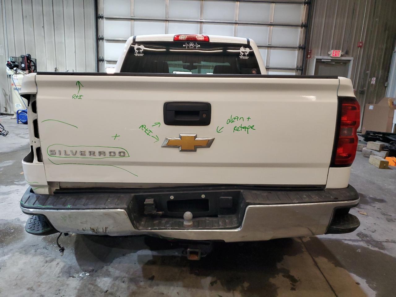 2015 Chevrolet Silverado VIN 3GCUKREC7FG357487 Copart auction photo, rear end damage thumbnail 6