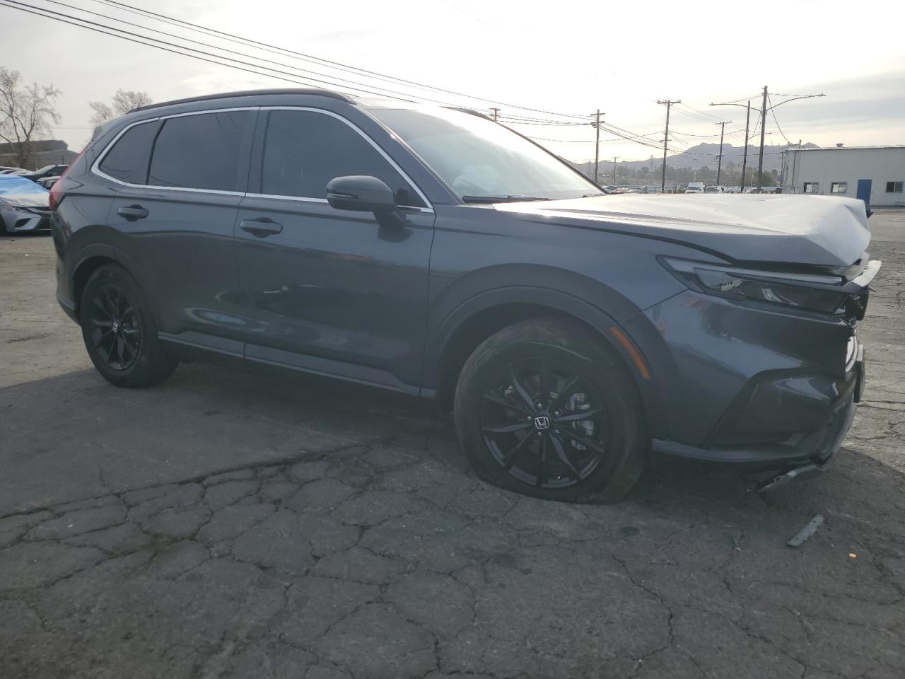 2023 Honda CR-V VIN 7FARS5H59PE013246 Copart auction photo, front end / side damage thumbnail 4