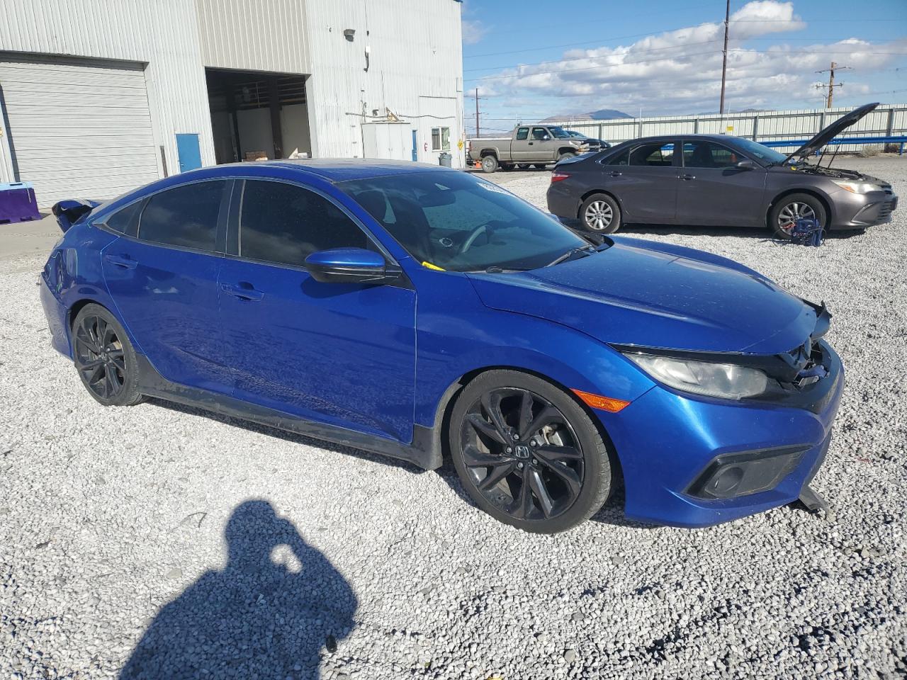 2019 Honda Civic VIN 19XFC2F84KE050257 Copart auction photo, rear end / front end damage thumbnail 4