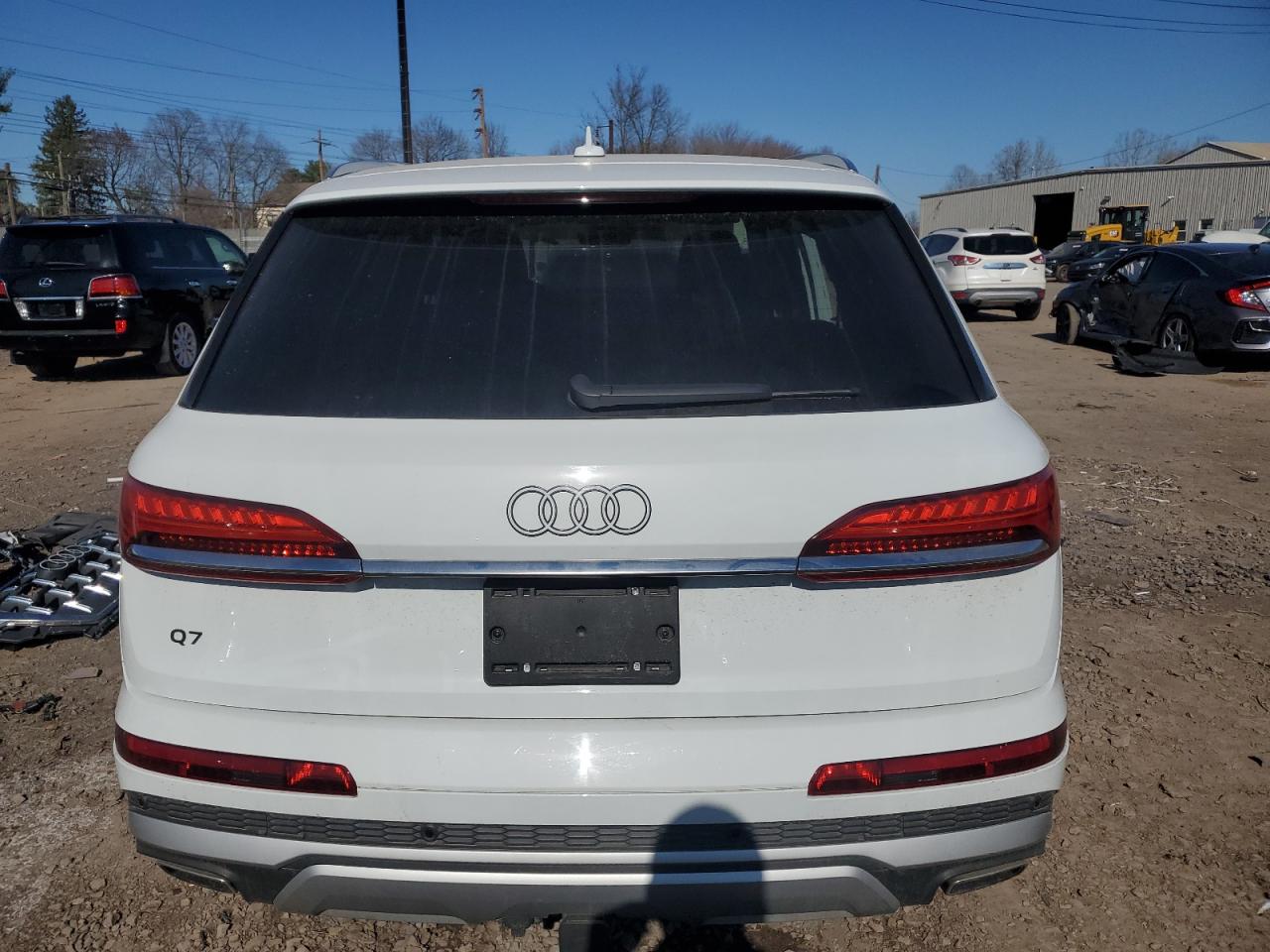 2025 Audi Q7 VIN WA1LVBF70SD006157 Copart auction photo, front end / side damage thumbnail 6