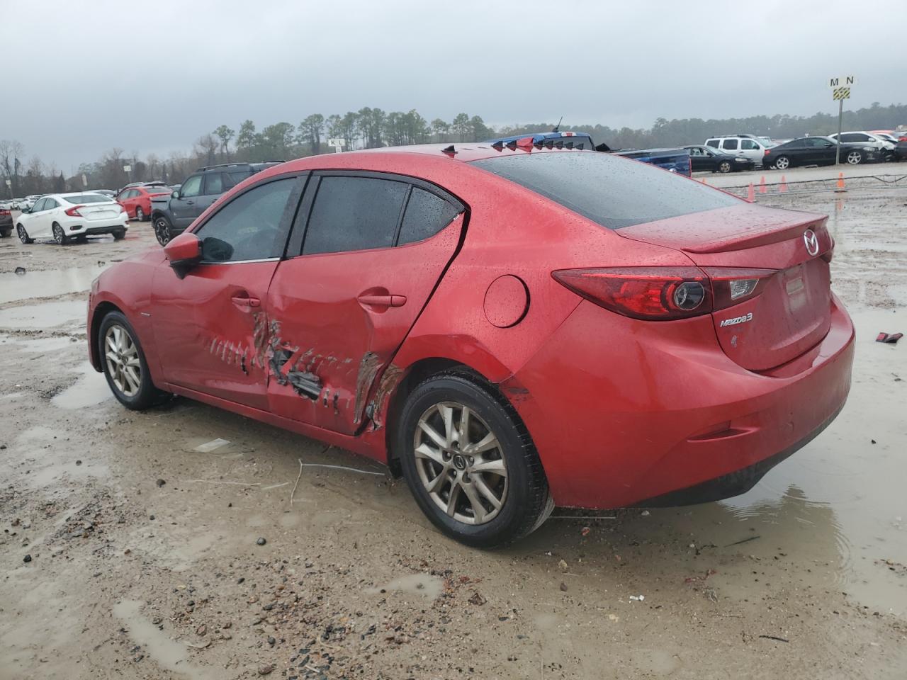 2014 Mazda 3 VIN JM1BM1V76E1200052 Copart auction photo, side damage thumbnail 2