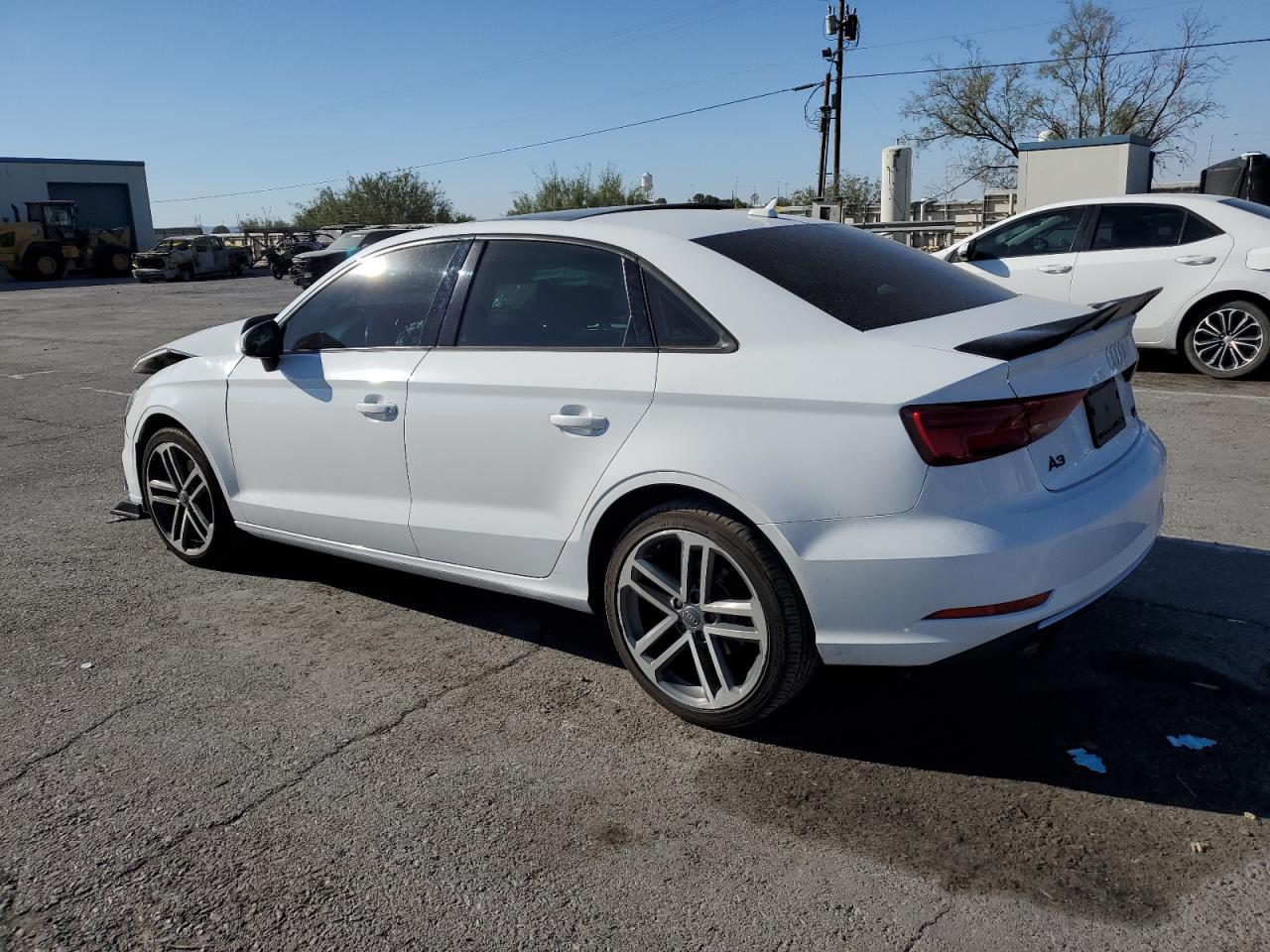 2017 Audi A3 VIN WAUB8GFF2H1059723 Copart auction photo, front end / side damage thumbnail 2