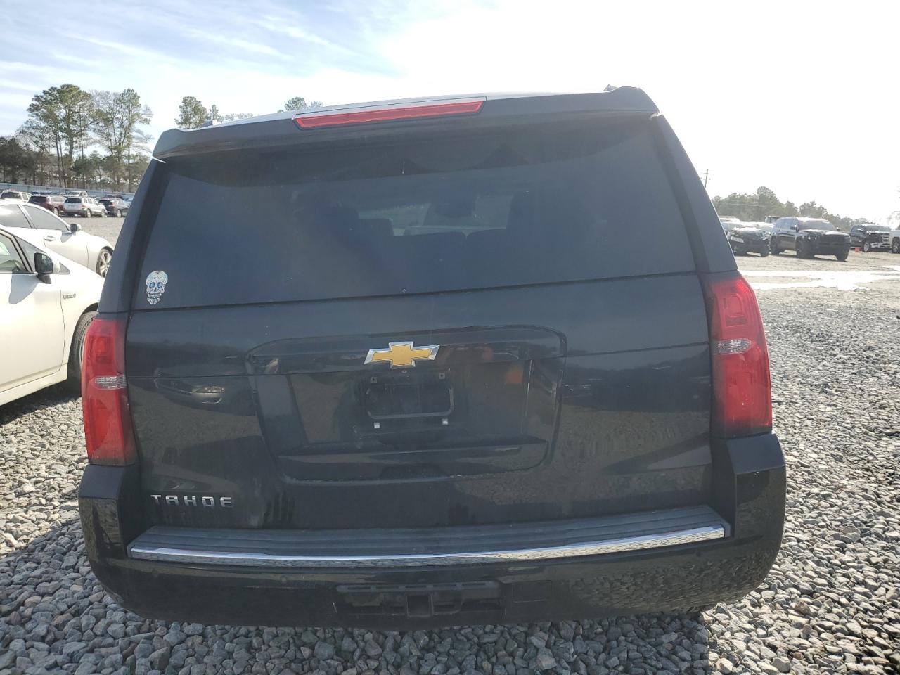 2015 Chevrolet Tahoe VIN 1GNSKCKC9FR191554 Copart auction photo, front end / side damage thumbnail 6
