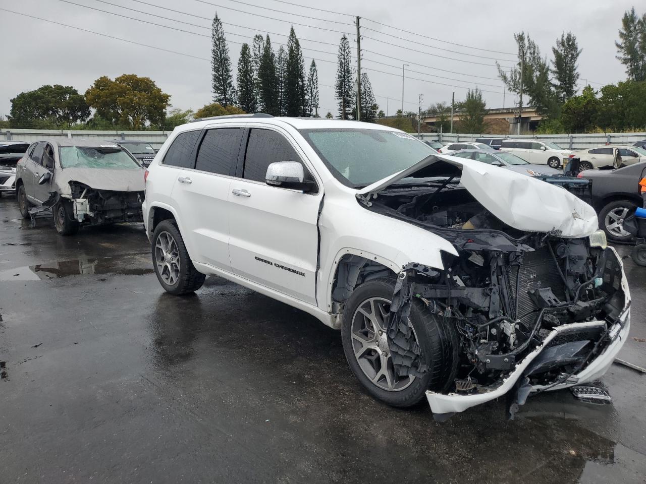 2020 Jeep Grand Cherokee VIN 1C4RJFCG0LC136048 Copart auction photo, front end damage thumbnail 4