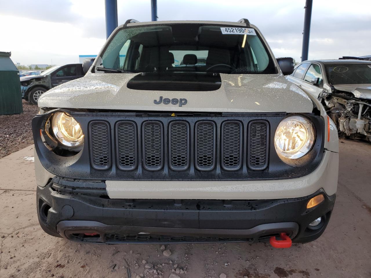 2016 Jeep Renegade VIN ZACCJBCTXGPE04536 Copart auction photo, front end / side damage thumbnail 5