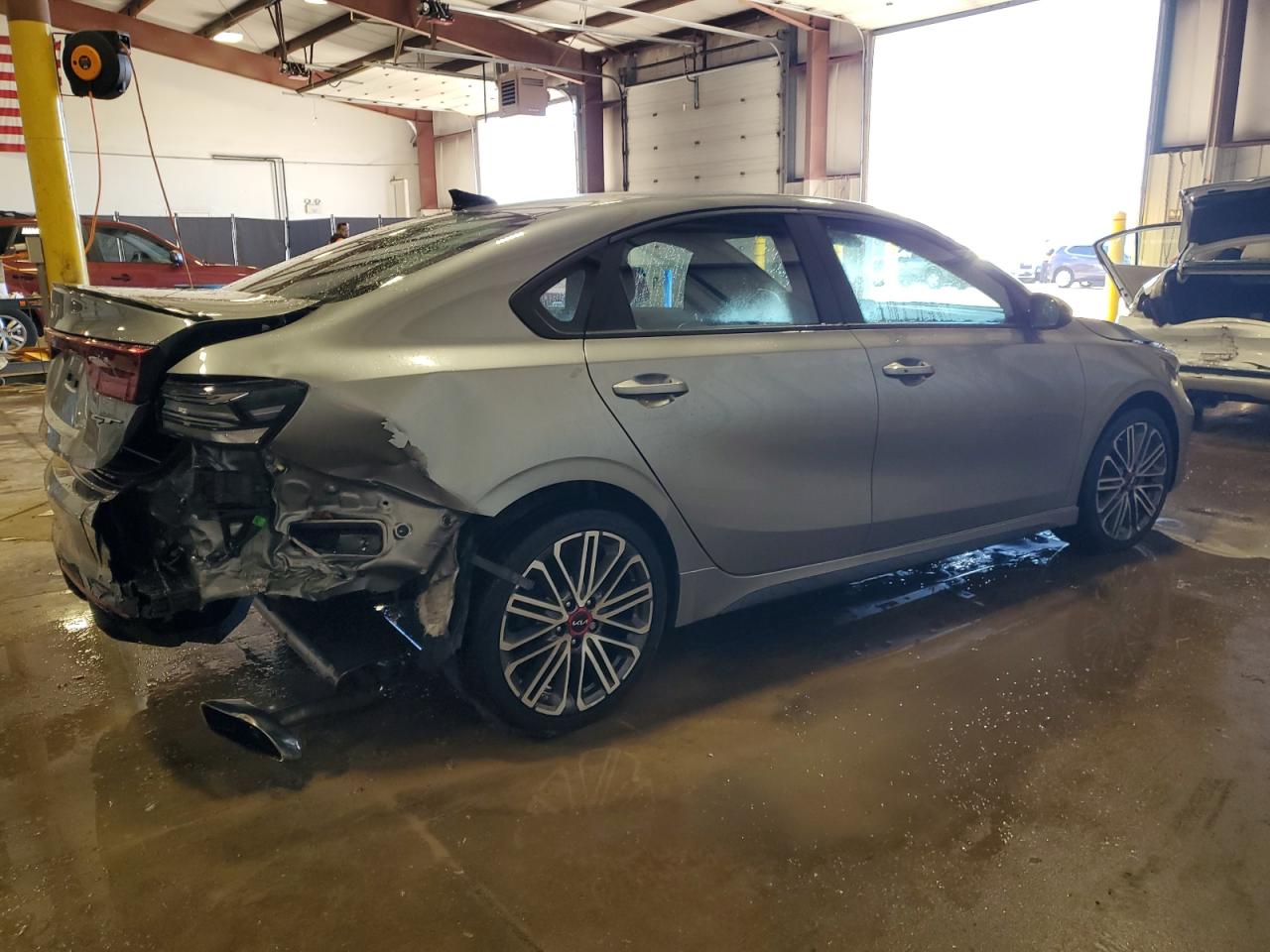 2022 KIA Forte VIN 3KPF44AC7NE474024 Copart auction photo, rear end damage thumbnail 3
