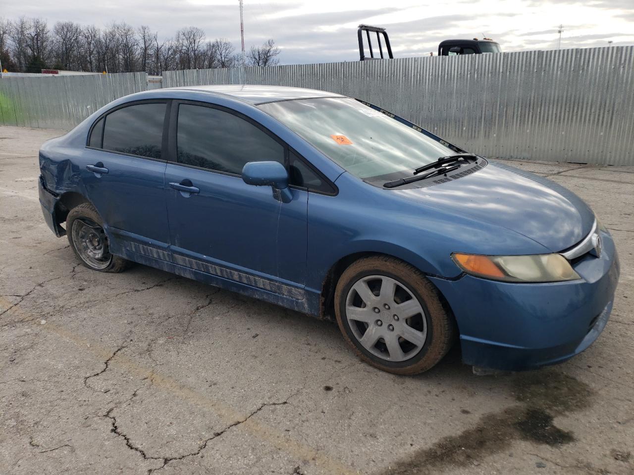 2008 Honda Civic VIN 1HGFA15558L081039 Copart auction photo, rear end / hail damage thumbnail 4