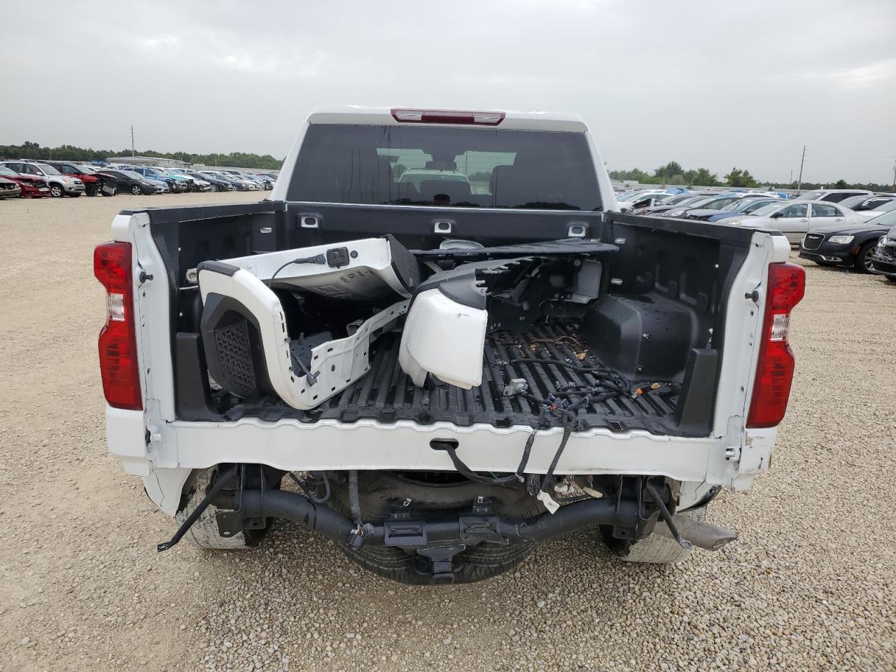 2023 Chevrolet Silverado VIN 3GCPABEK6PG112308 Copart auction photo, rear end / front end damage thumbnail 6
