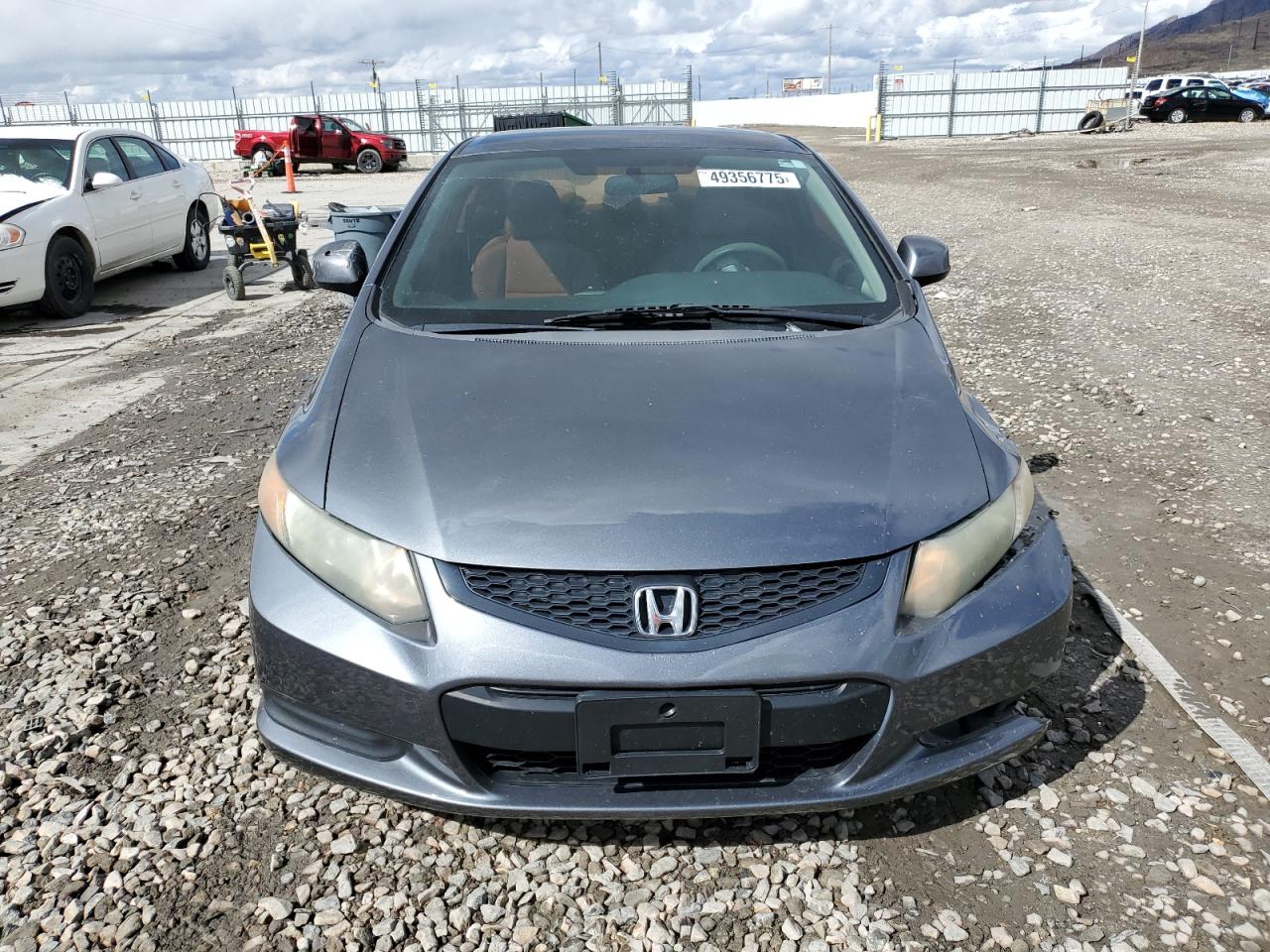2012 Honda Civic VIN 2HGFG3B56CH524707 Copart auction photo, front end / side damage thumbnail 5