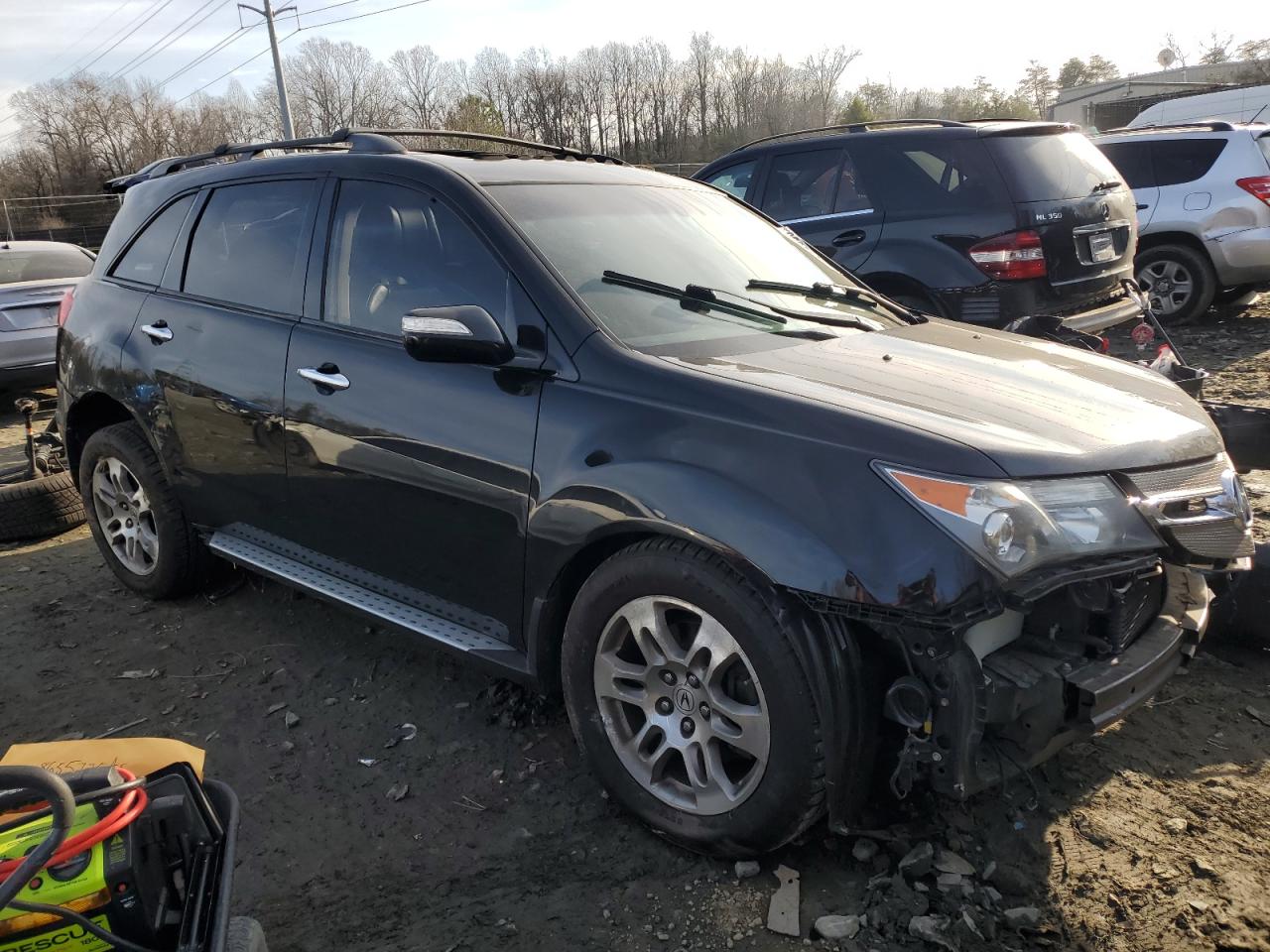 2009 Acura MDX VIN 2HNYD28429H522500 Copart auction photo, all over damage thumbnail 4
