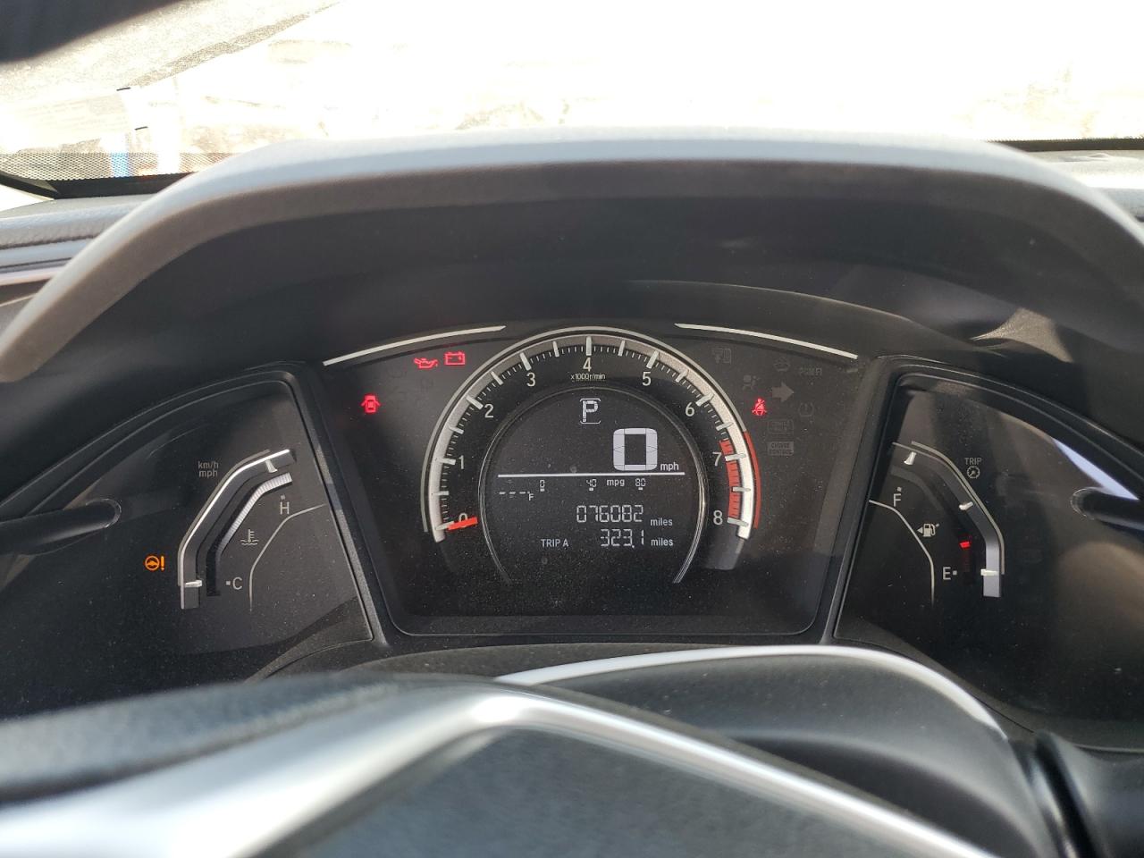 2017 Honda Civic VIN 19XFC2F56HE073103 Copart auction photo, front end damage thumbnail 9