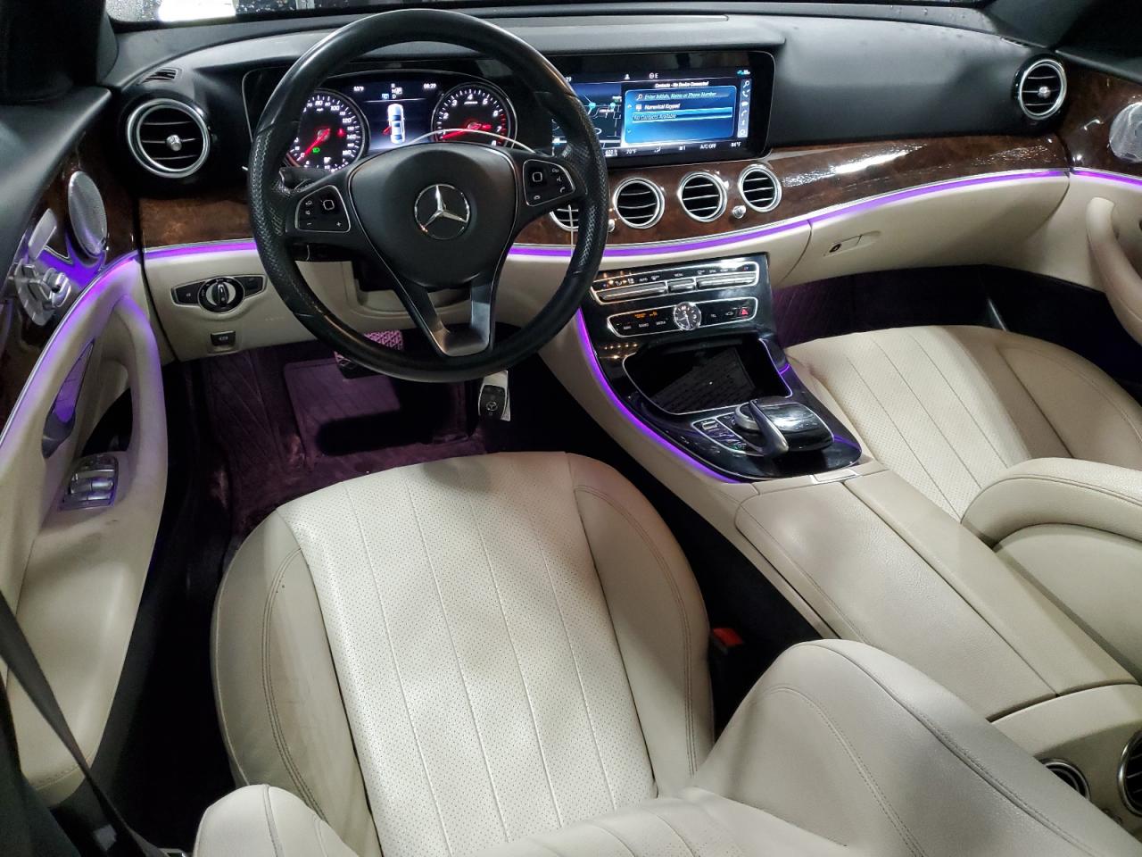 2017 Mercedes-Benz E-klasse VIN WDDZF4KB4HA019139 Copart auction photo, front end damage thumbnail 8