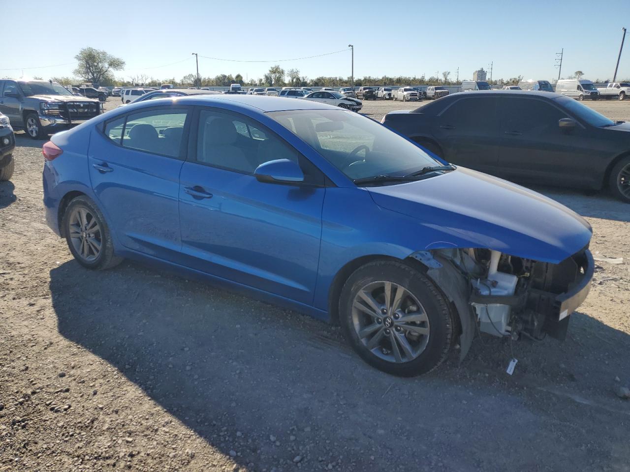 2017 Hyundai Elantra VIN 5NPD84LF9HH019324 Copart auction photo, front end damage thumbnail 4