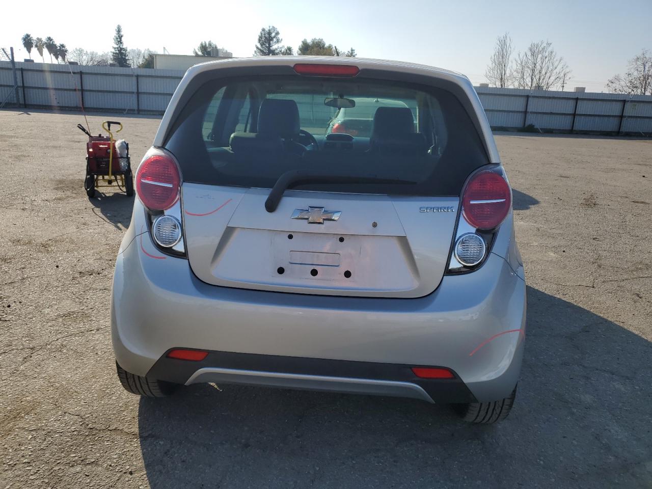 2014 Chevrolet Spark VIN KL8CB6S9XEC543229 Copart auction photo, side damage thumbnail 6