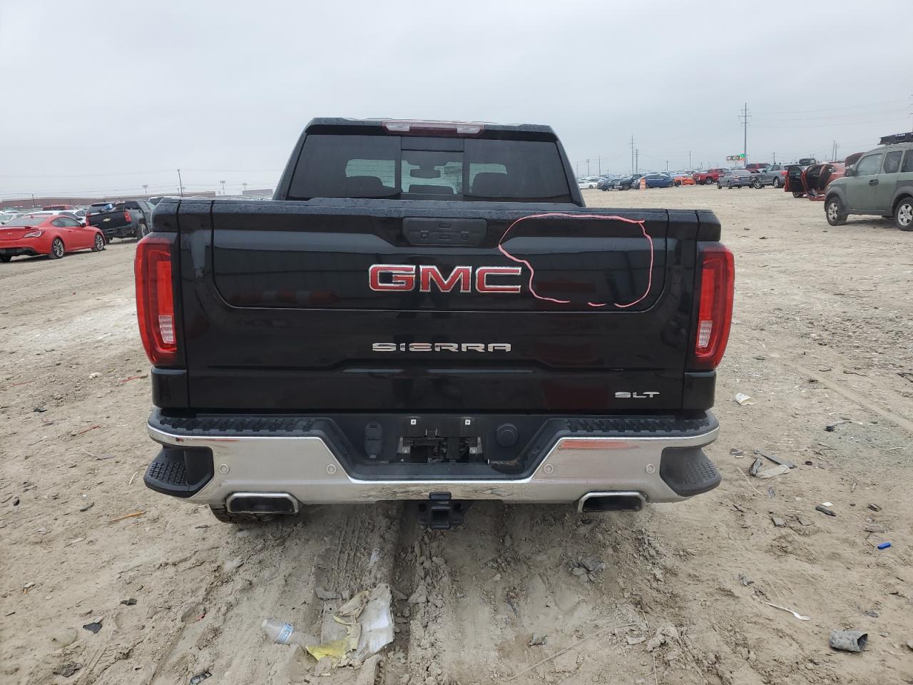 2021 GMC Sierra VIN 3GTU9DEL5MG216395 Copart auction photo, front end / undercarriage damage thumbnail 6