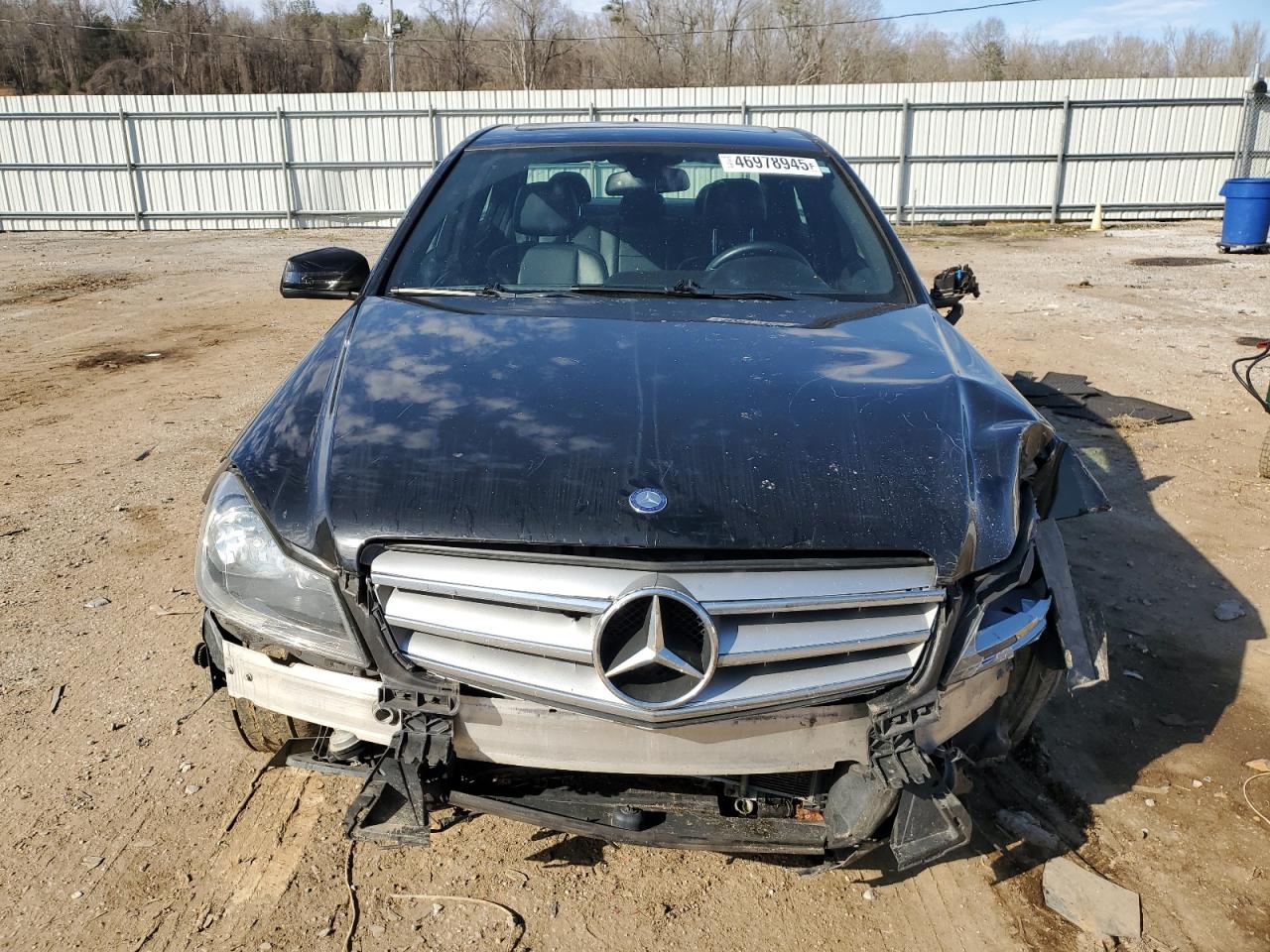 2013 Mercedes-Benz C-klasse VIN WDDGF8AB0DR273278 Copart auction photo, front end / rear end damage thumbnail 5