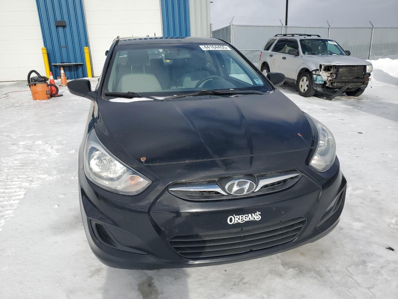 2014 Hyundai Accent VIN KMHCT4AE7EU761237 Copart auction photo, side damage thumbnail 5