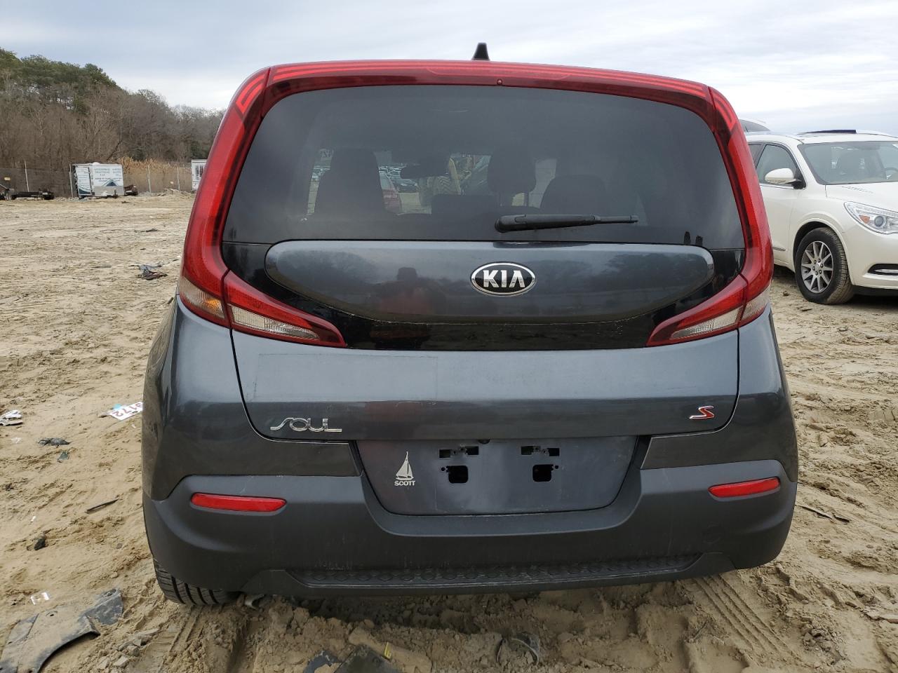 2020 KIA Soul VIN KNDJ23AU7L7002633 Copart auction photo, side / front end damage thumbnail 6