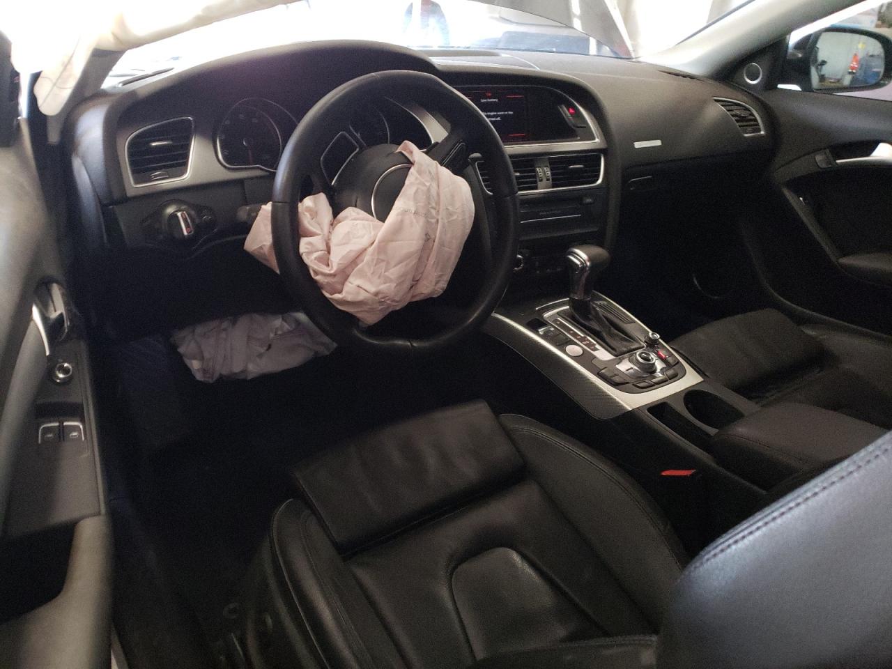 2014 Audi A5 VIN WAULFAFR0EA039208 Copart auction photo, front end / side damage thumbnail 8