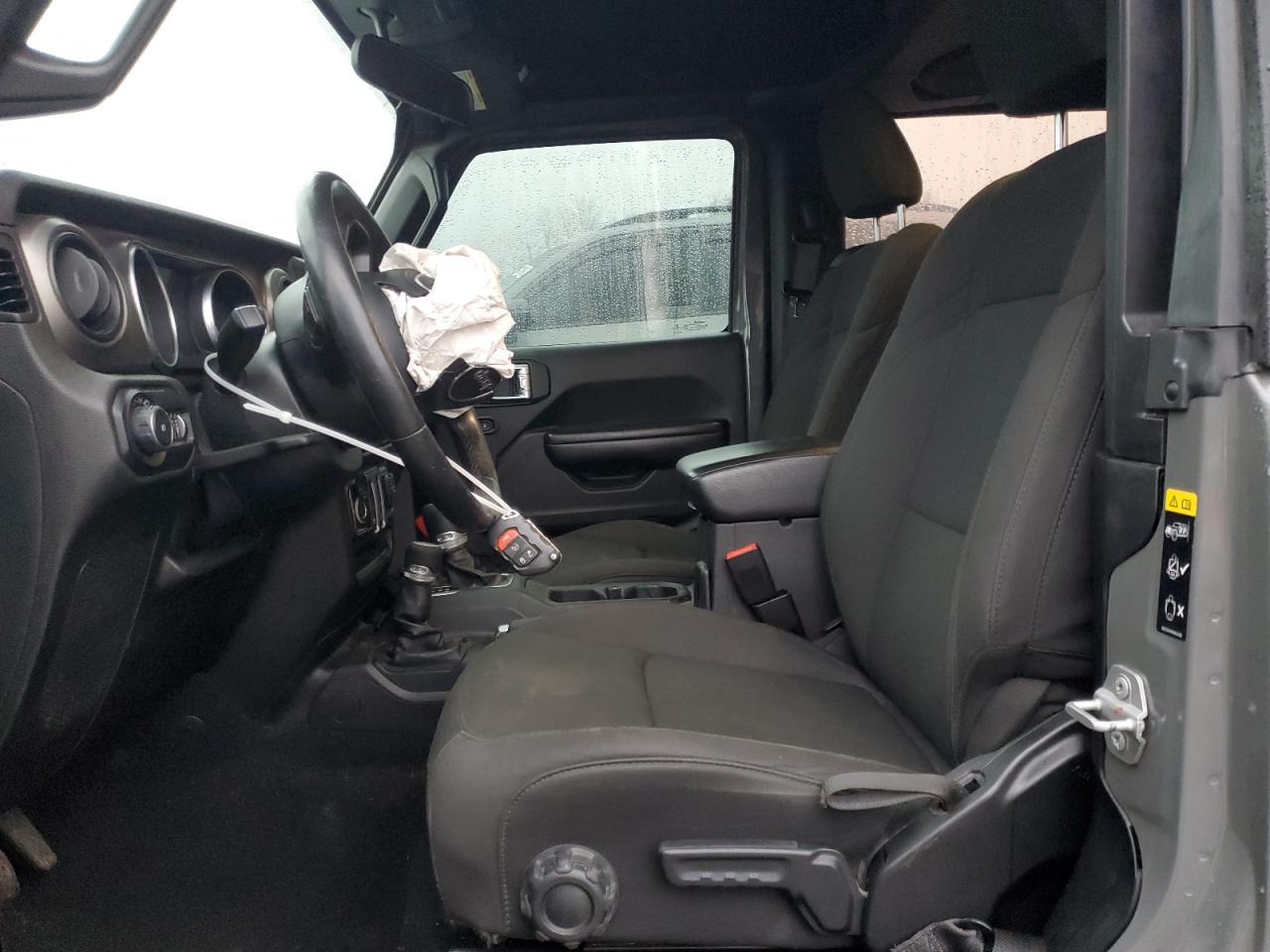 2020 Jeep Wrangler VIN 1C4GJXAG7LW282767 Copart auction photo, front end damage thumbnail 7