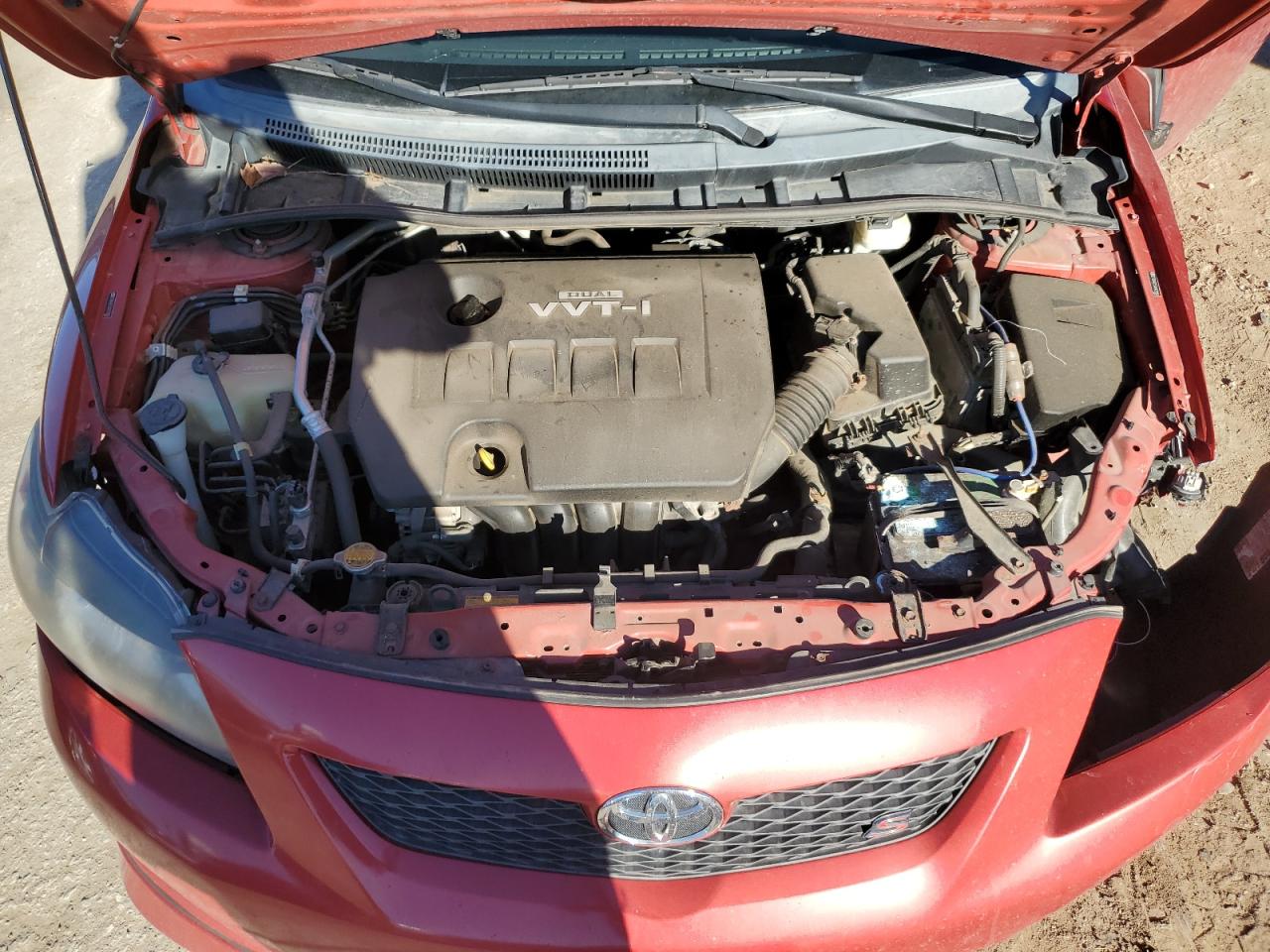 2010 Toyota Corolla VIN 2T1BU4EE5AC472856 Copart auction photo, front end / all over damage thumbnail 11