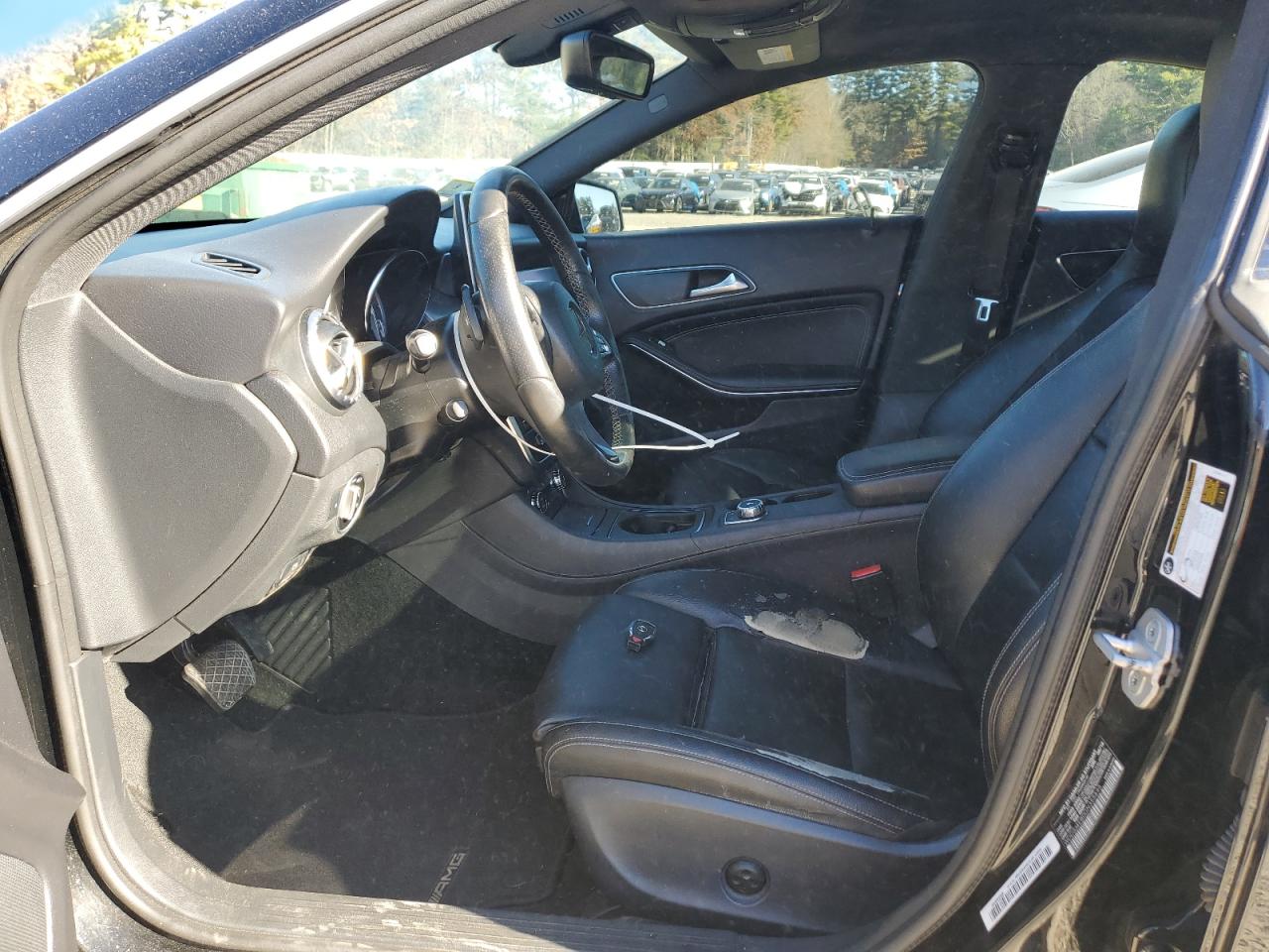 2016 Mercedes-Benz CLA-klasse VIN WDDSJ4EB0GN355695 Copart auction photo, front end / undercarriage damage thumbnail 7