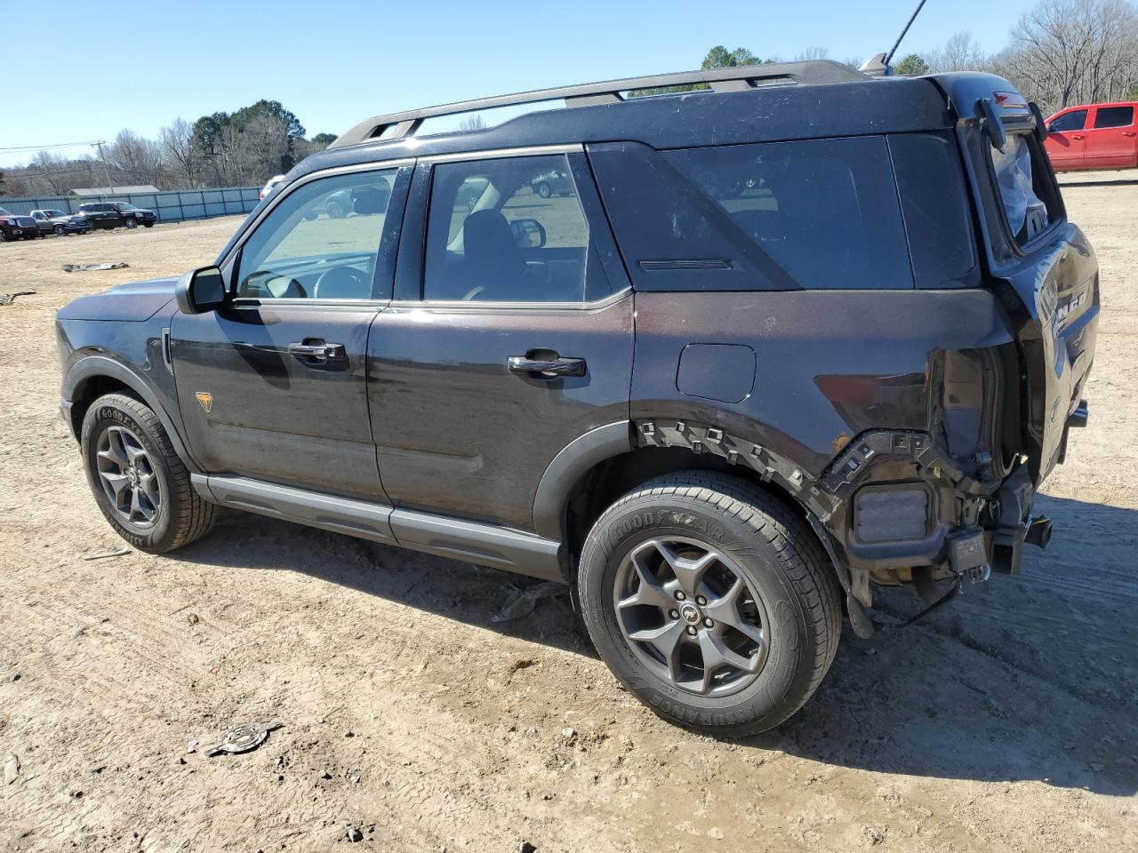 2021 Ford Bronco VIN 3FMCR9D92MRA06299 Copart auction photo, rear end / minor dent/scratches damage thumbnail 2