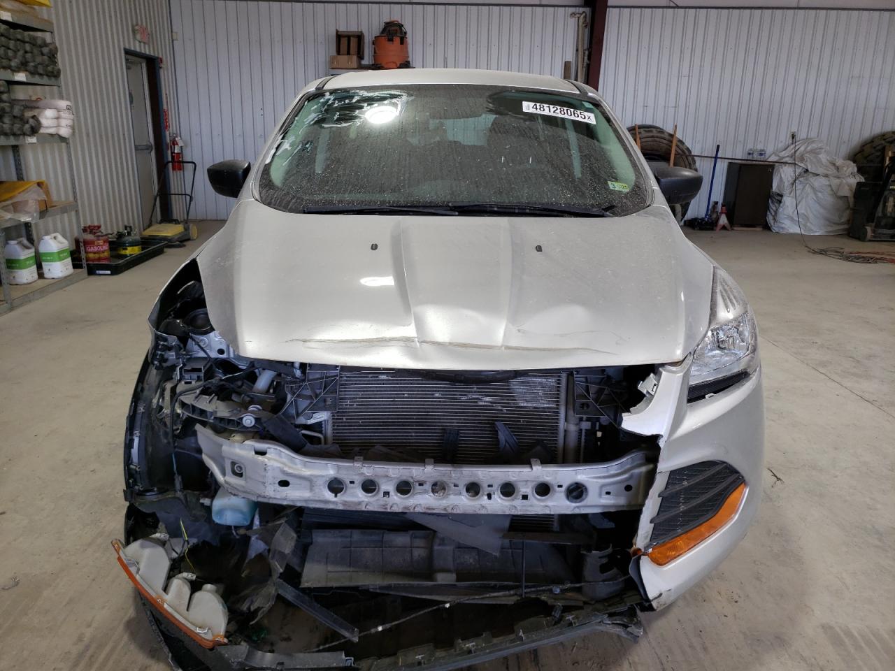 2015 Ford Escape VIN 1FMCU0F73FUA49518 Copart auction photo, front end / side damage thumbnail 5