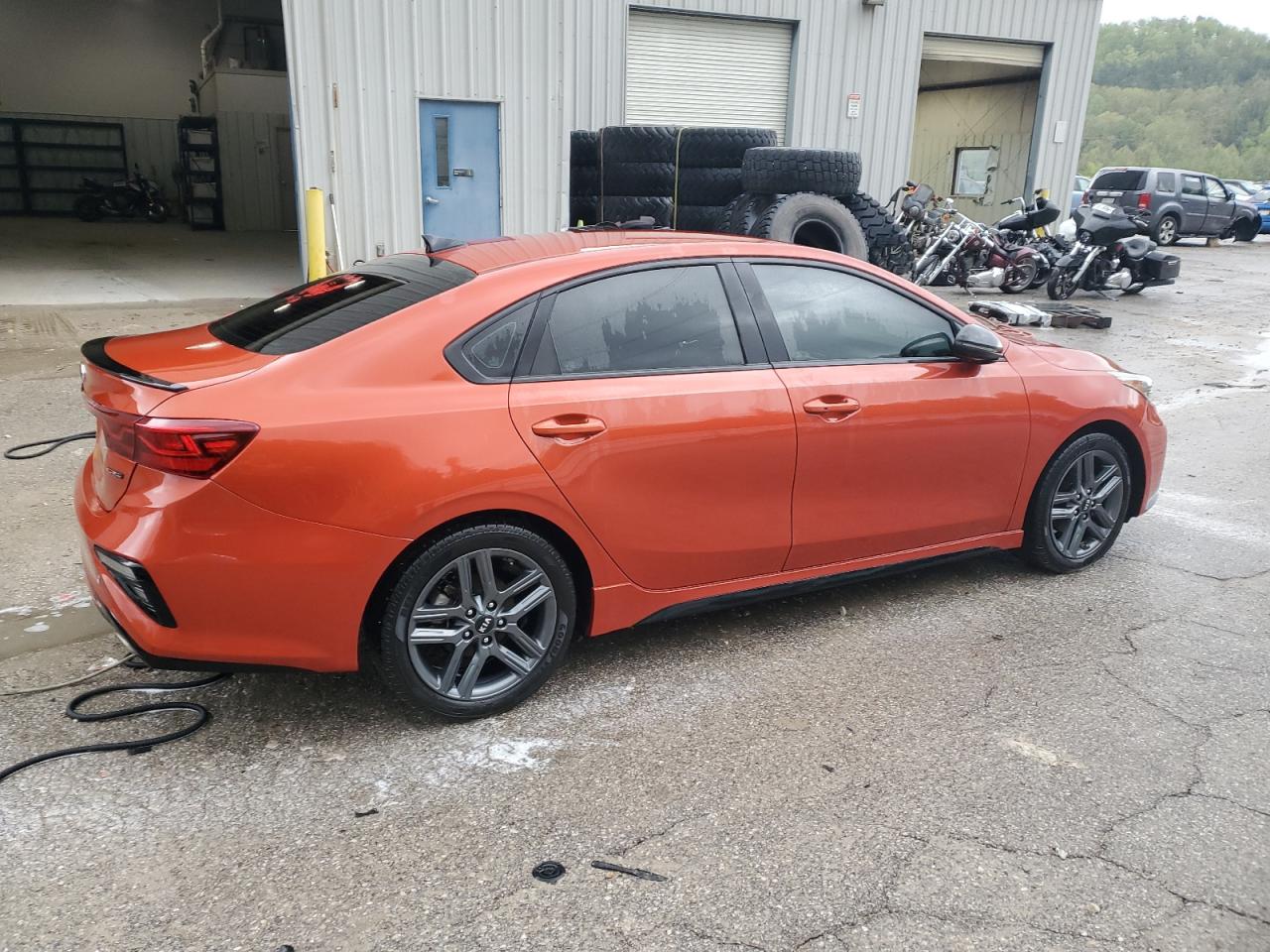 2021 KIA Forte VIN 3KPF34AD6ME377746 Copart auction photo, water/flood damage thumbnail 3