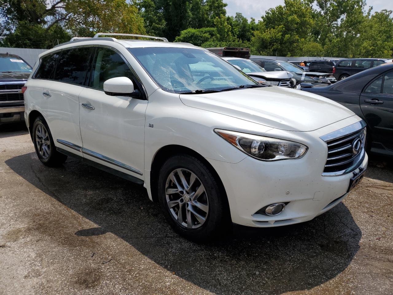 2015 Infiniti QX60 VIN 5N1AL0MM2FC512144 Copart auction photo, hail damage thumbnail 4