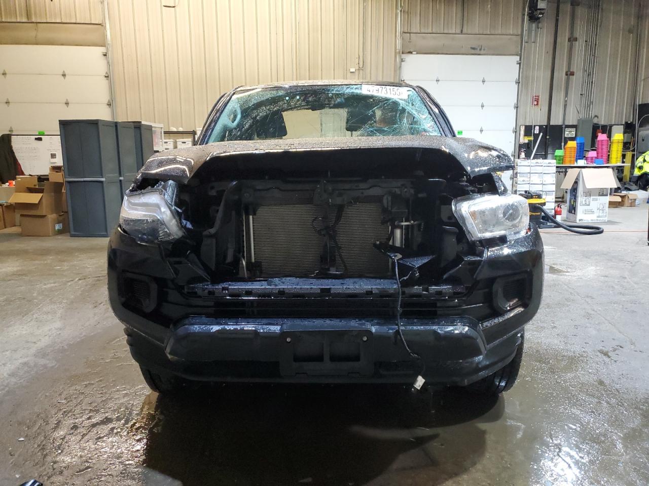 2020 Toyota Tacoma VIN 3TYSX5ENXLT003404 Copart auction photo, rollover damage thumbnail 5