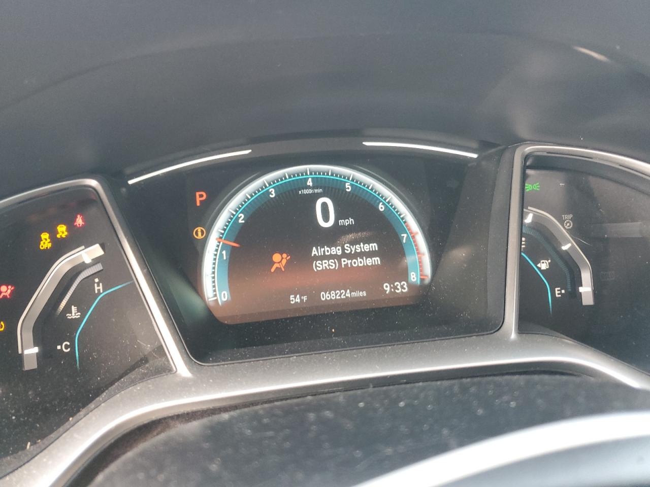 2017 Honda Civic VIN 19XFC2F71HE073172 Copart auction photo, front end damage thumbnail 9