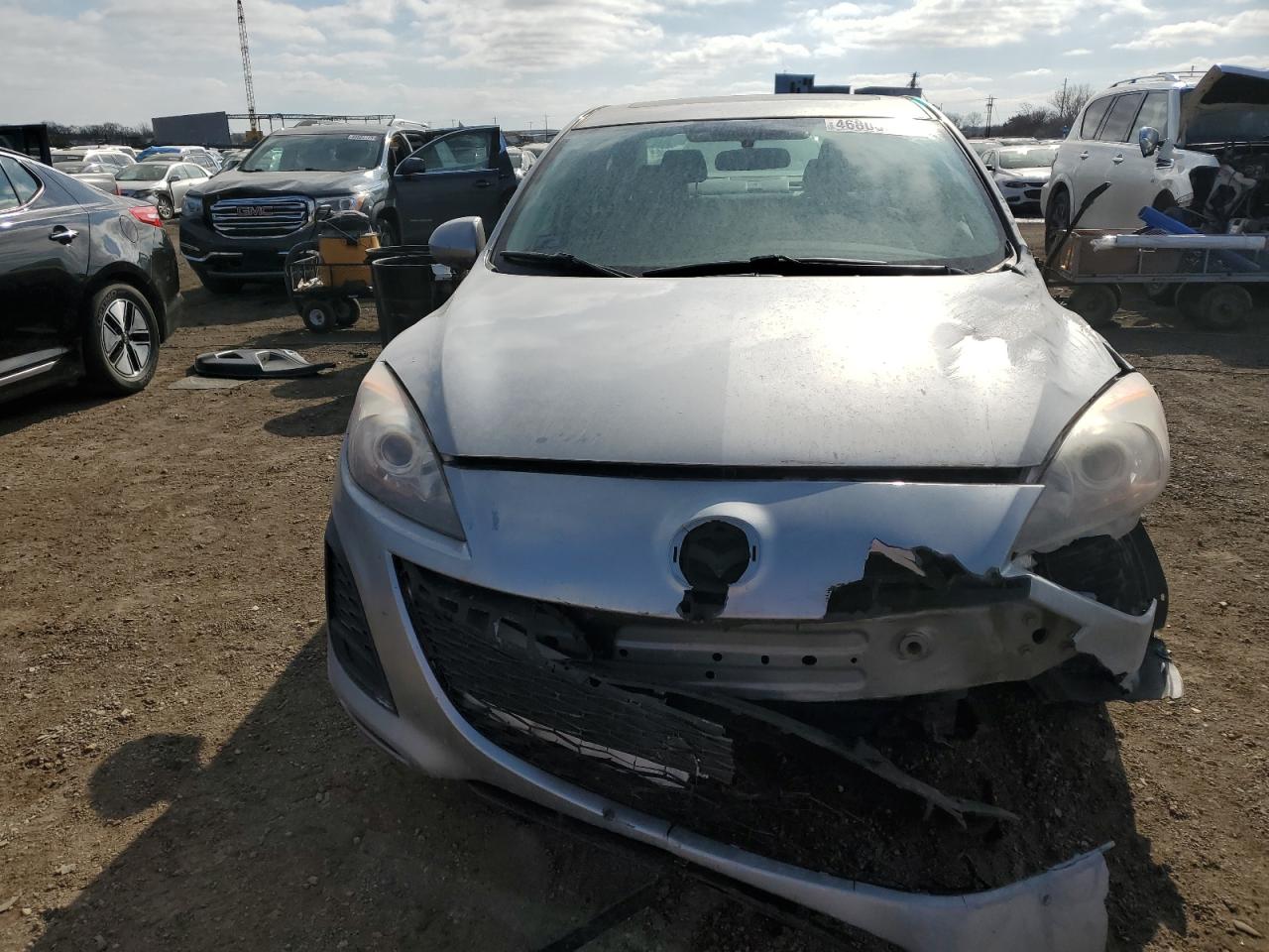 2011 Mazda 3 VIN JM1BL1VF3B1452606 Copart auction photo, all over damage thumbnail 5