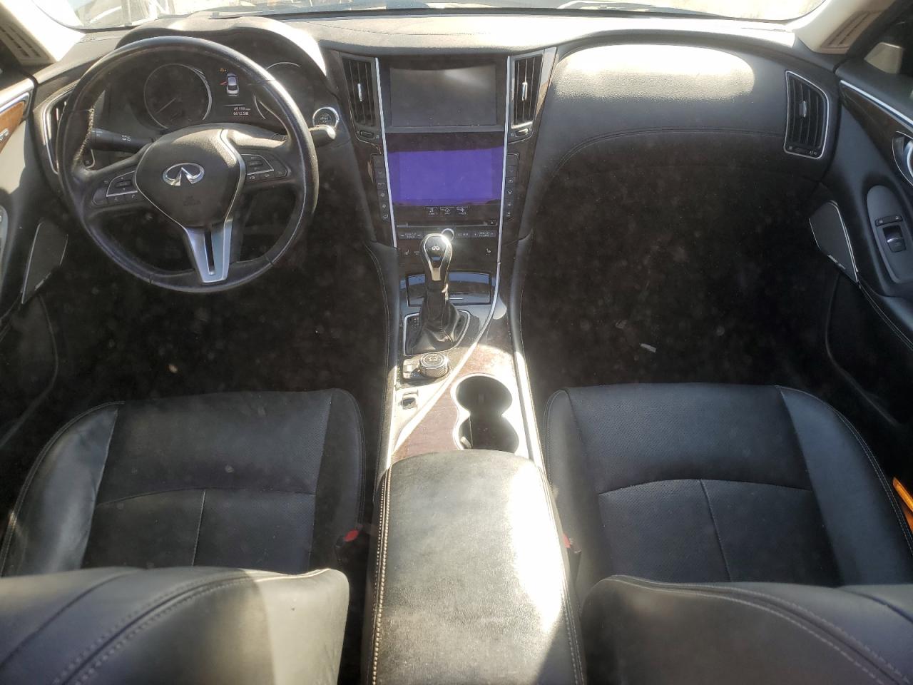 2018 Infiniti Q50 VIN JN1EV7AP6JM351004 Copart auction photo, vandalism damage thumbnail 8
