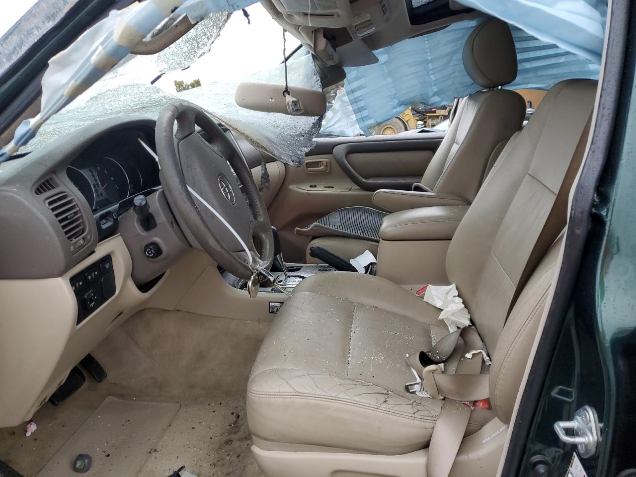 2004 Toyota Land Cruiser VIN JTEHT05J142057907 Copart auction photo, rollover damage thumbnail 7