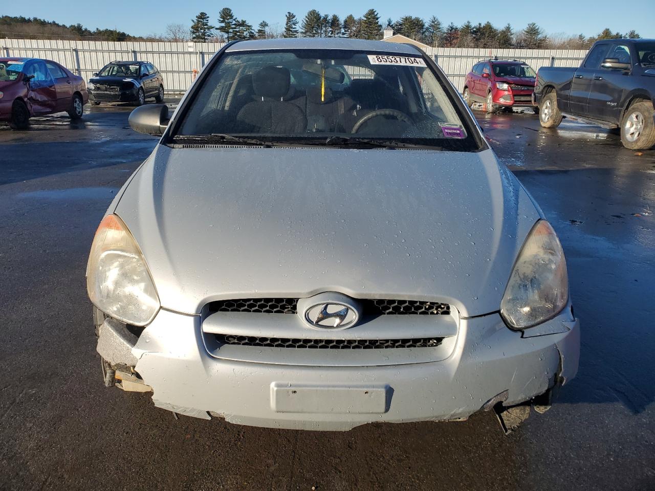 2009 Hyundai Accent VIN KMHCM36CX9U111693 Copart auction photo, all over damage thumbnail 5